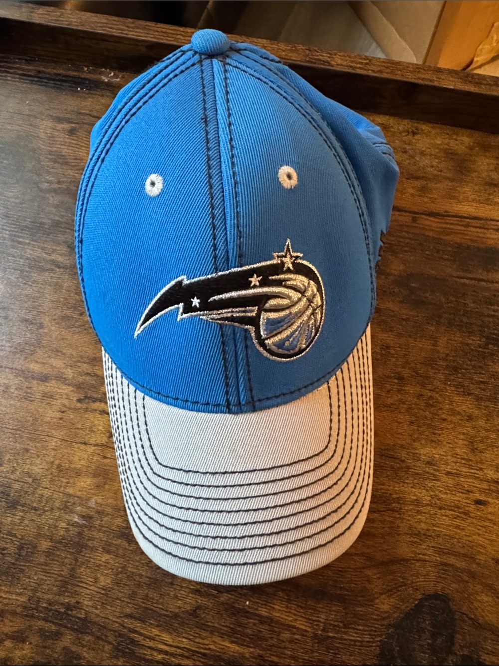 adidas Blue and White Snapback Hat